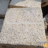 China G682 Yellow Sunset Golden Granite Cobble stone paving stone