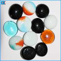 Decorative colorful glass cobble stone